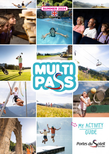 Multi Pass activiteiten gids summer 2024 (in het Engels)