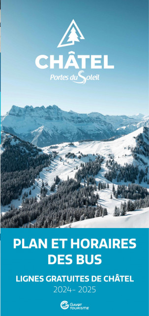 Châtel shuttles timetable winter 2024.2025