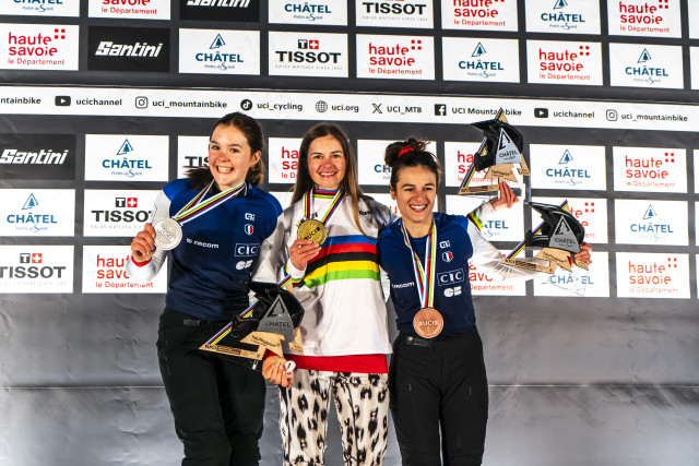 Championnats du Monde de Snowbike UCI 2025 - Podium Dames Dual