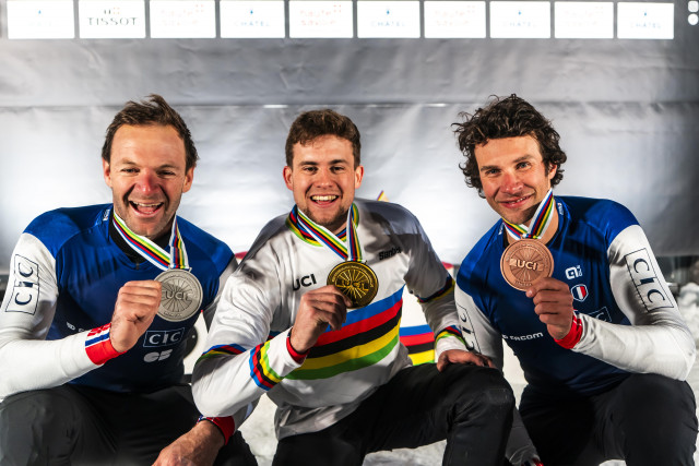 Championnats du Monde de Snowbike UCI 2025 - Podium Hommes Dual