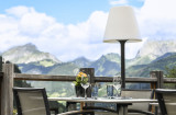 Table sur terrasse - Restaurant Fleur de Neige