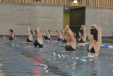 Séance d'aquagym au centre aquatique Forme d'O