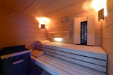 Intérieur du sauna de La Fée Bien Etre