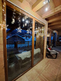 Vue  du balcon en hiver