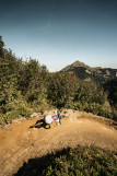 Piste VTT Haute Tension du Bike Park de Châtel