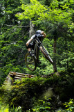 Piste VTT la Komatrautrail du Bike Park de Châtel