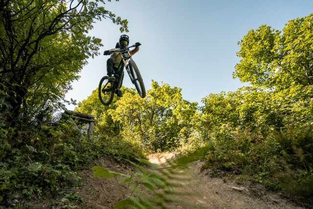 Piste VTT Coup de fouet du Bike Park de Châtel