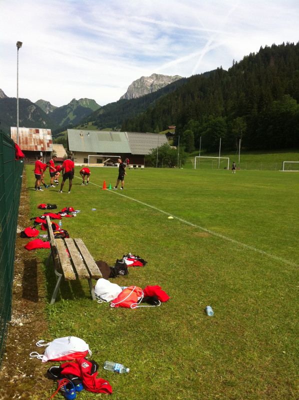 Stage de foot au centre sportif Sous le Saix