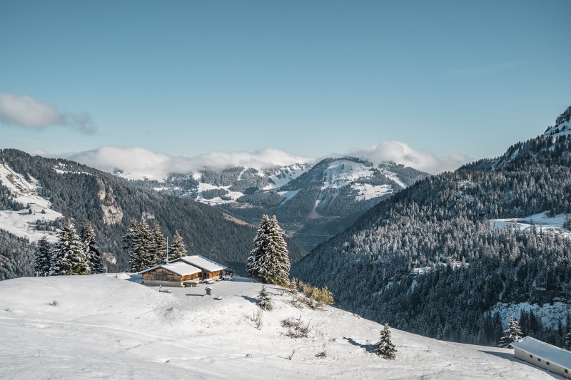 Itinéraire Col de Bassachaux Hiver