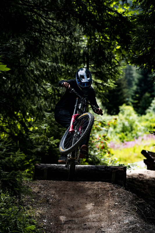 Piste VTT la Black Shore du Bike Park de Châtel