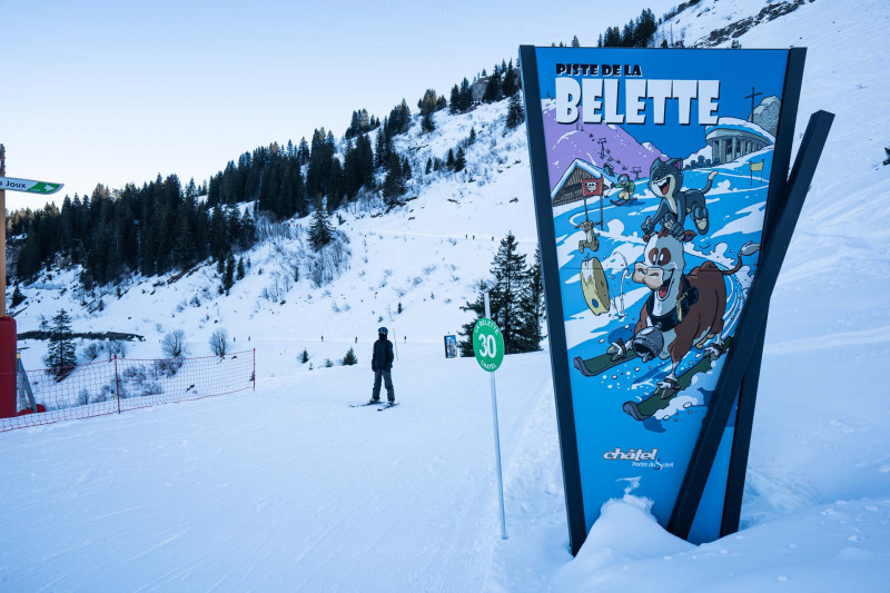 Piste ludique Belette - Fromage Abondance