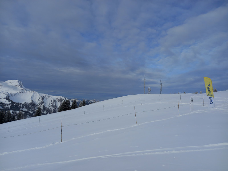 Le DVA park au sommet du Morclan