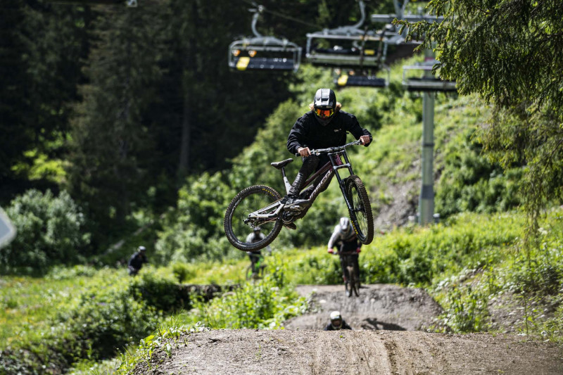 Piste VTT la Black Shore du Bike Park de Châtel