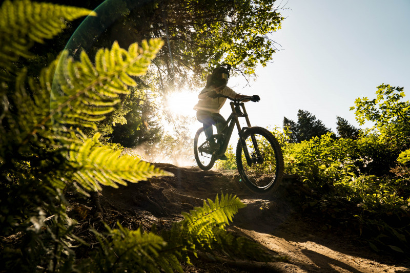 Piste VTT Coup de fouet du Bike Park de Châtel