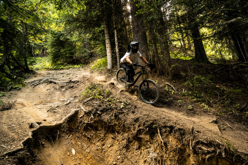 Piste VTT Coup de fouet du Bike Park de Châtel