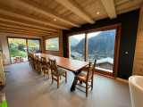 La Korniche - Salle à manger spacieuse avec vue sur la montagne
