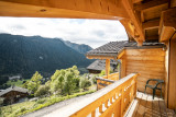 Vue du balcon en été