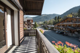 Vue du balcon en été