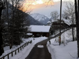 Le chalet en hiver