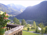 Vue du chalet en été