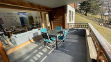 Balcon terrasse en été