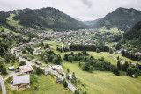 Vue sur le village depuis le balcon