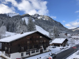 Vue sur les pistes du Linga depuis l'appartement