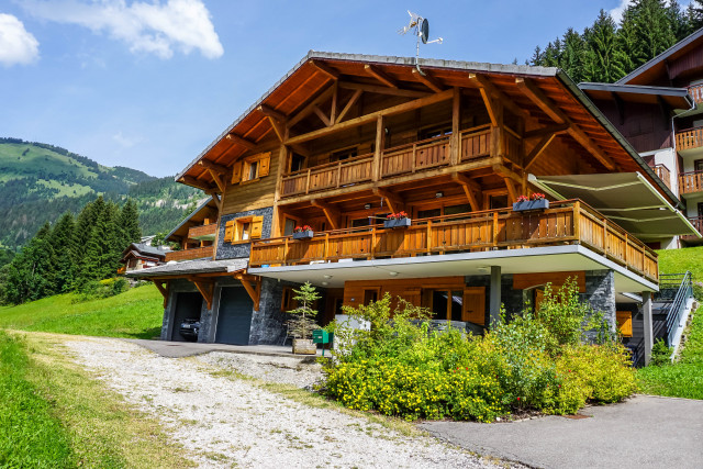 Le chalet en été