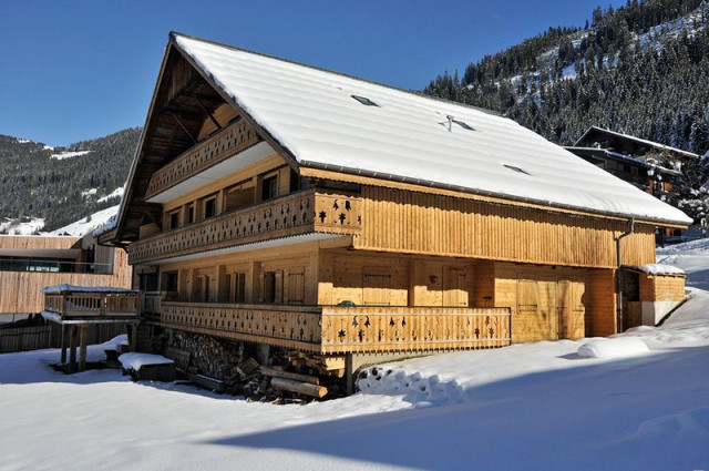 Le chalet en hiver