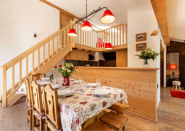 Salle à manger vue intérieur