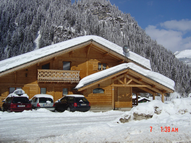 le chalet en hiver