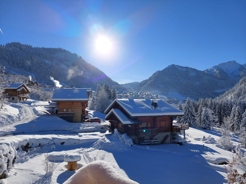 Vue hiver - Chalet les Hautes Cimes