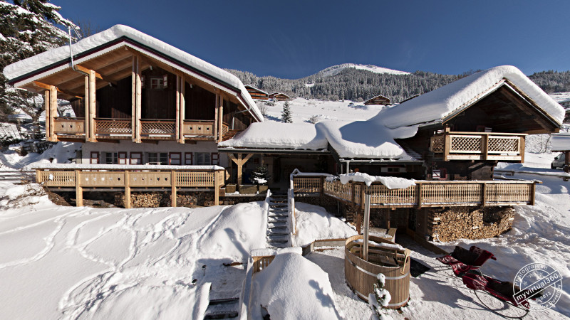 le chalet en hiver