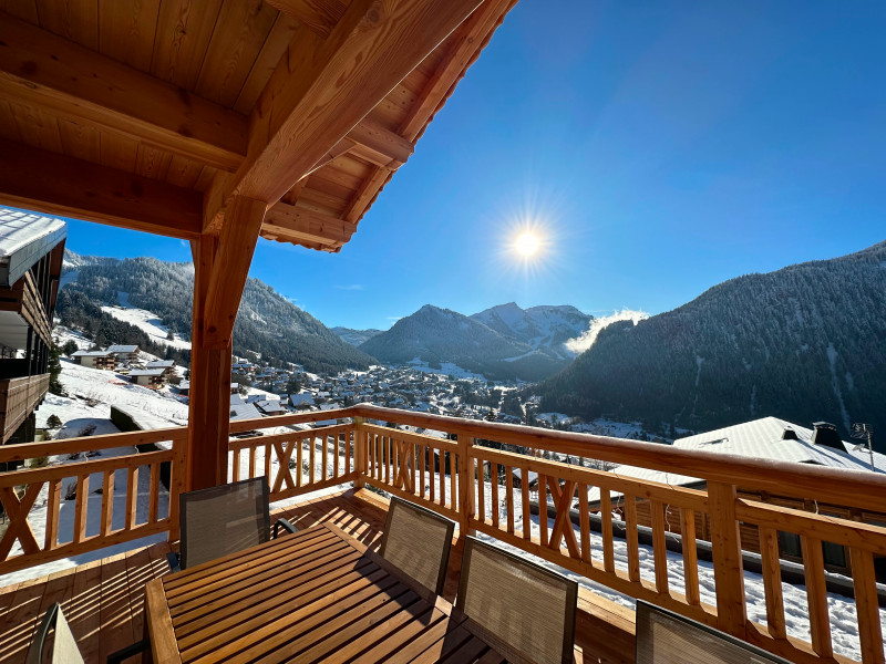 Vue du balcon hiver