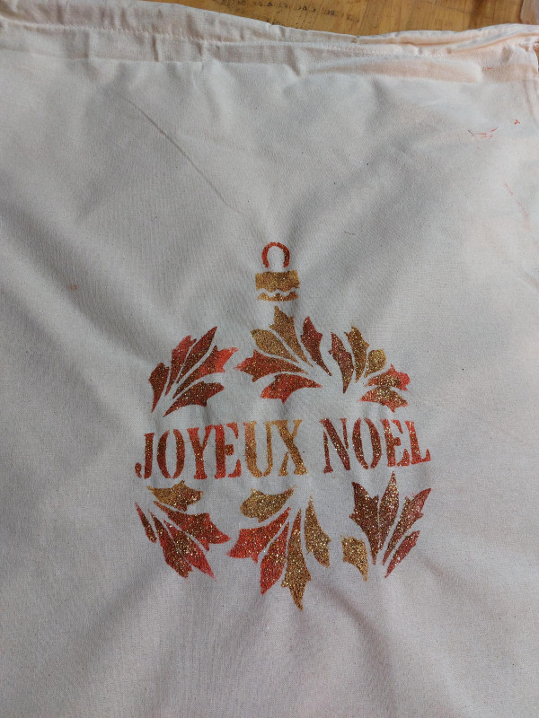 Atelier pochon Noël