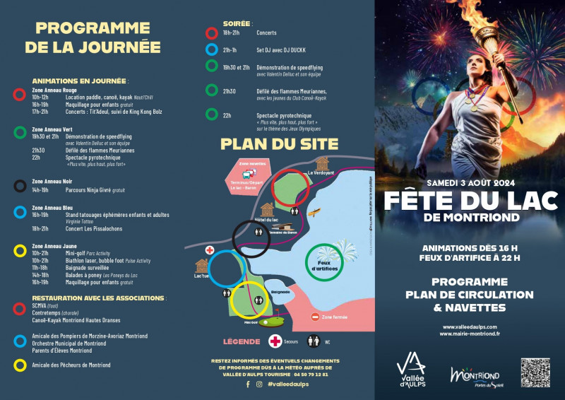 Programme animation Fête du Lac 2024