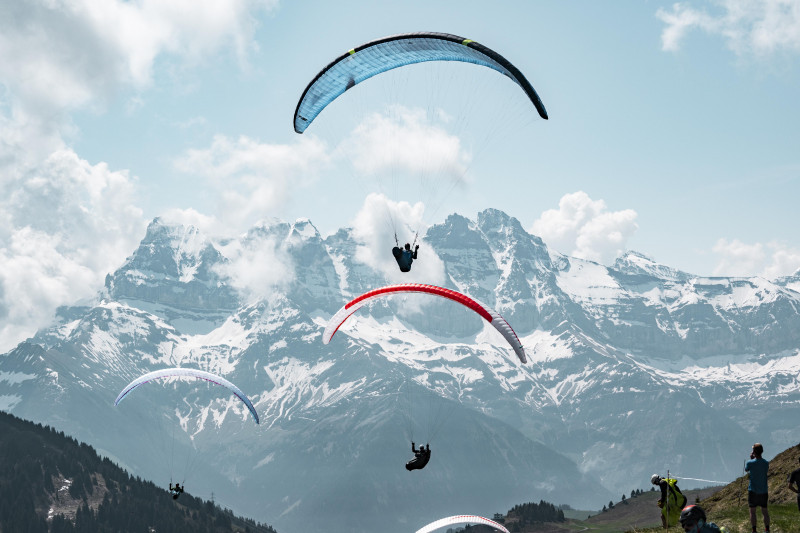 Paragliden met een instructeur_Châtel