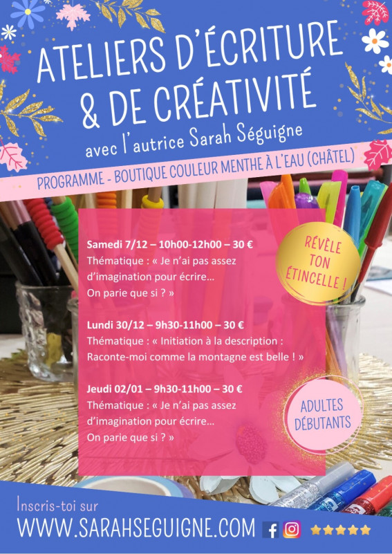 Atelier d'écriture