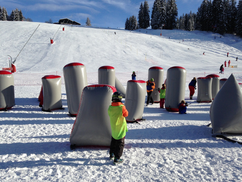 Laser game sur neige