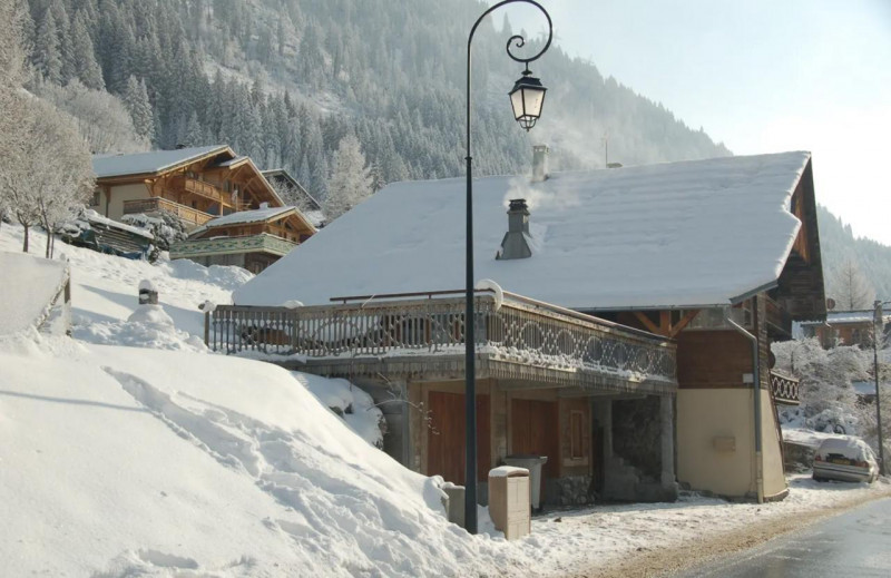 Le chalet en hiver