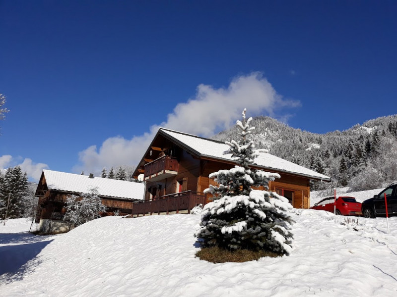 Le chalet en hiver