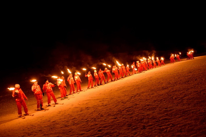 Descente aux flambeaux_La Chapelle-d'Abondance